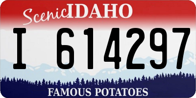 ID license plate I614297