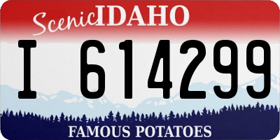 ID license plate I614299