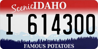 ID license plate I614300