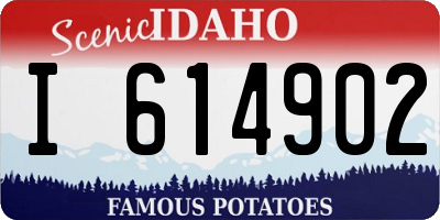 ID license plate I614902