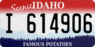 ID license plate I614906