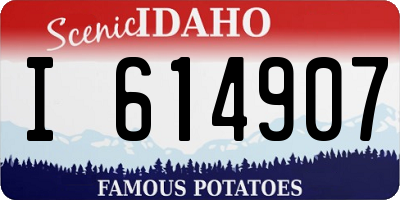 ID license plate I614907