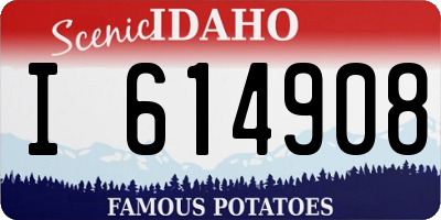 ID license plate I614908