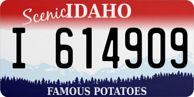 ID license plate I614909