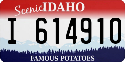 ID license plate I614910