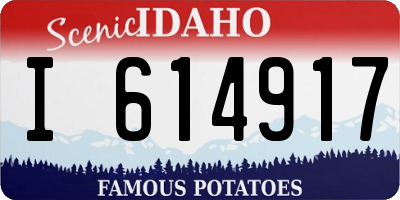 ID license plate I614917