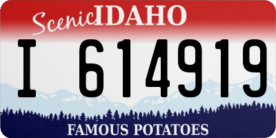ID license plate I614919