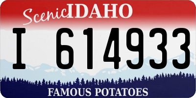ID license plate I614933