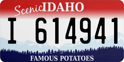 ID license plate I614941