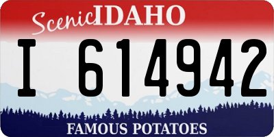 ID license plate I614942