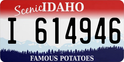 ID license plate I614946