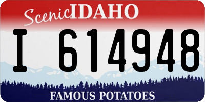 ID license plate I614948