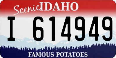 ID license plate I614949