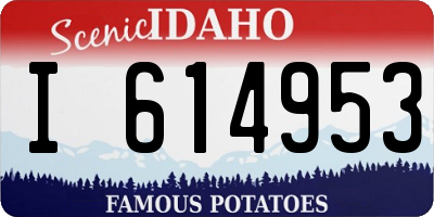 ID license plate I614953