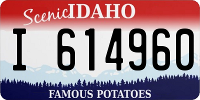 ID license plate I614960