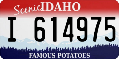 ID license plate I614975
