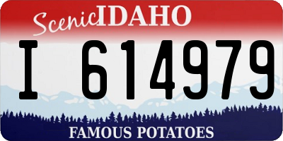 ID license plate I614979