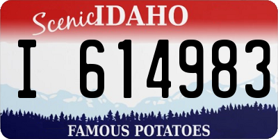 ID license plate I614983