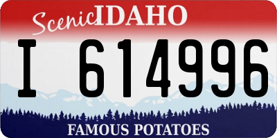 ID license plate I614996