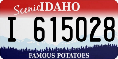 ID license plate I615028