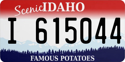 ID license plate I615044