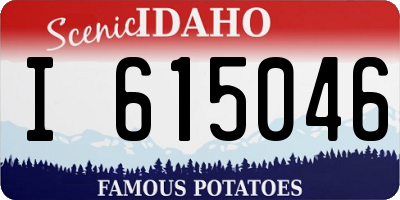 ID license plate I615046