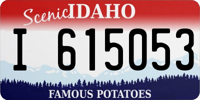 ID license plate I615053