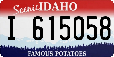 ID license plate I615058