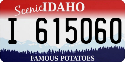 ID license plate I615060