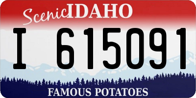 ID license plate I615091