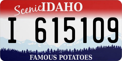 ID license plate I615109