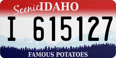 ID license plate I615127