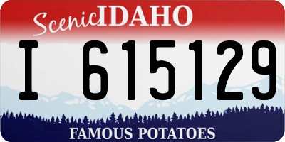 ID license plate I615129