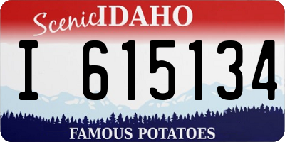 ID license plate I615134