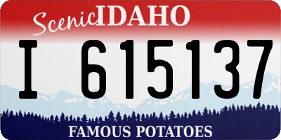 ID license plate I615137