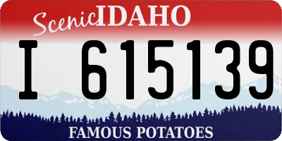 ID license plate I615139