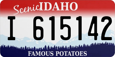 ID license plate I615142