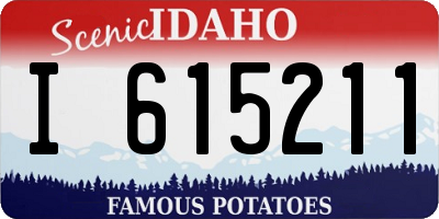 ID license plate I615211