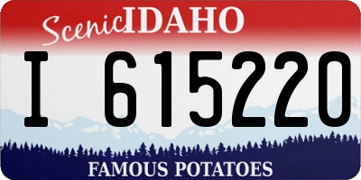 ID license plate I615220