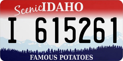 ID license plate I615261