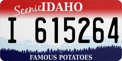 ID license plate I615264