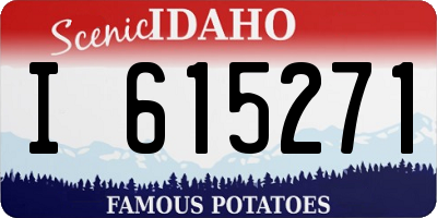 ID license plate I615271