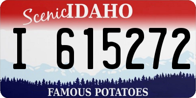 ID license plate I615272