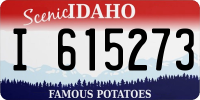 ID license plate I615273