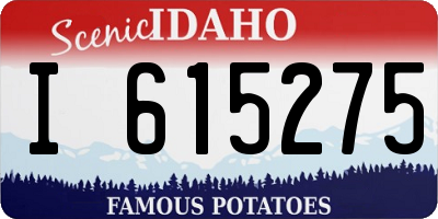 ID license plate I615275