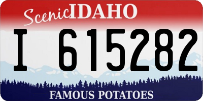 ID license plate I615282