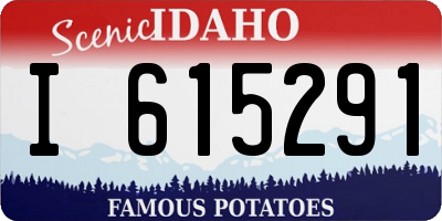 ID license plate I615291