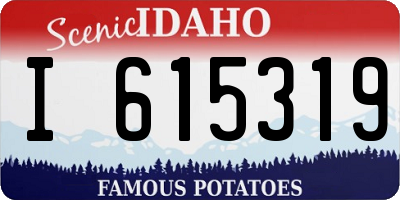 ID license plate I615319