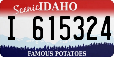 ID license plate I615324