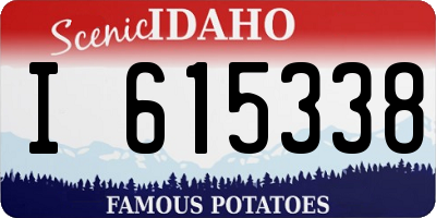 ID license plate I615338